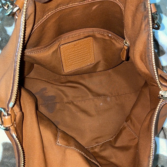 COACH Tan Leather Sofia Satchel - Picture 9 of 11